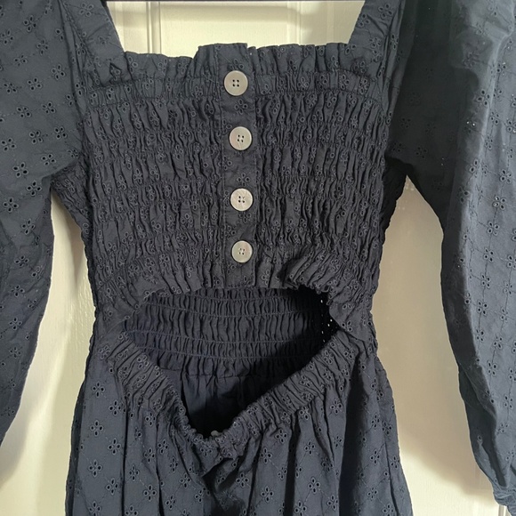 Madewell | Lucie Cutout-Back Midi Dress - Picture 4 of 8